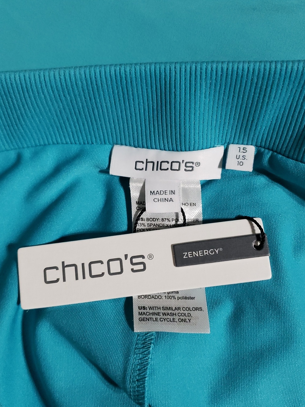 Chico's Zenergy® UPF Embroidered Eyelet Skort. NWT, Chico's Size: 1.5, Size: 10 - Picture 6 of 11